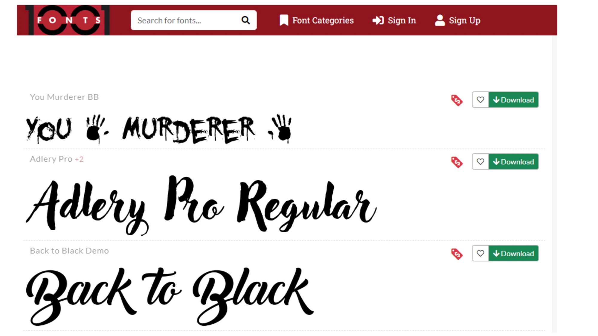 Image of Bold Brush Stroke Font